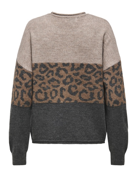 Pull Léopard Humus ONLJADE ONLY - 7 | TOPOS